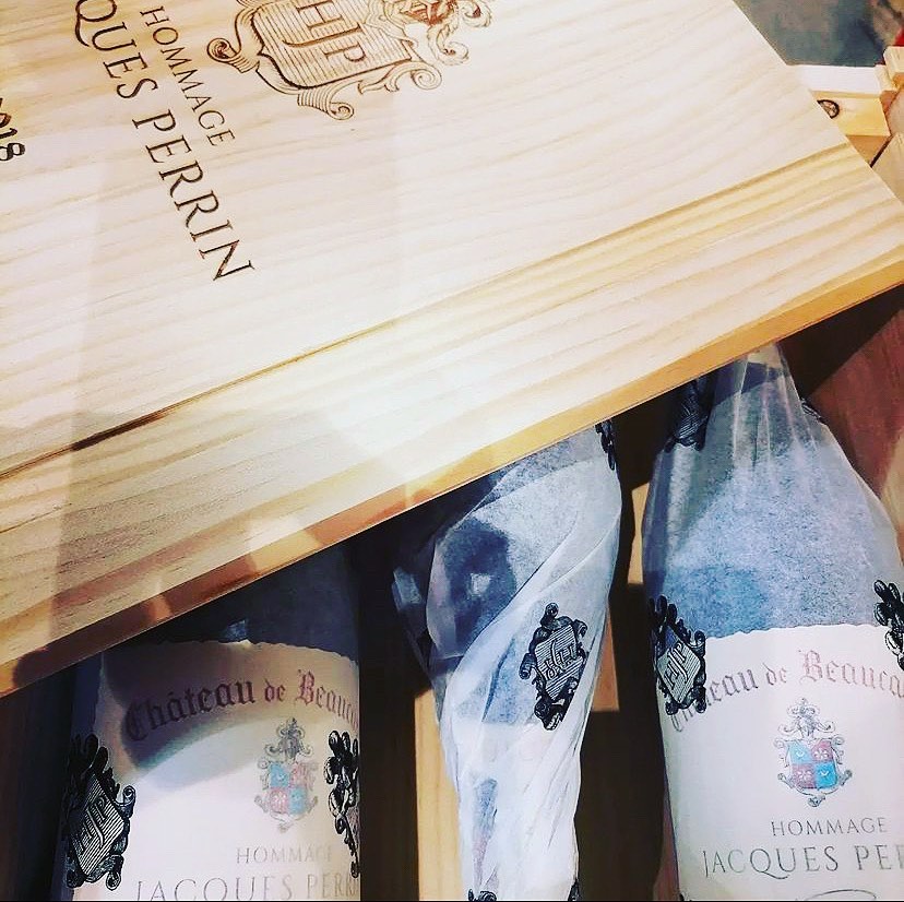 CHATEAU DE BEAUCASTEL, Chateauneuf-du-Pape, Hommage a Jacques Perrin, 2016