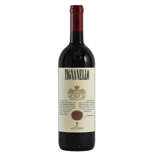 Antinori Tignanello Super Tuscan wine.