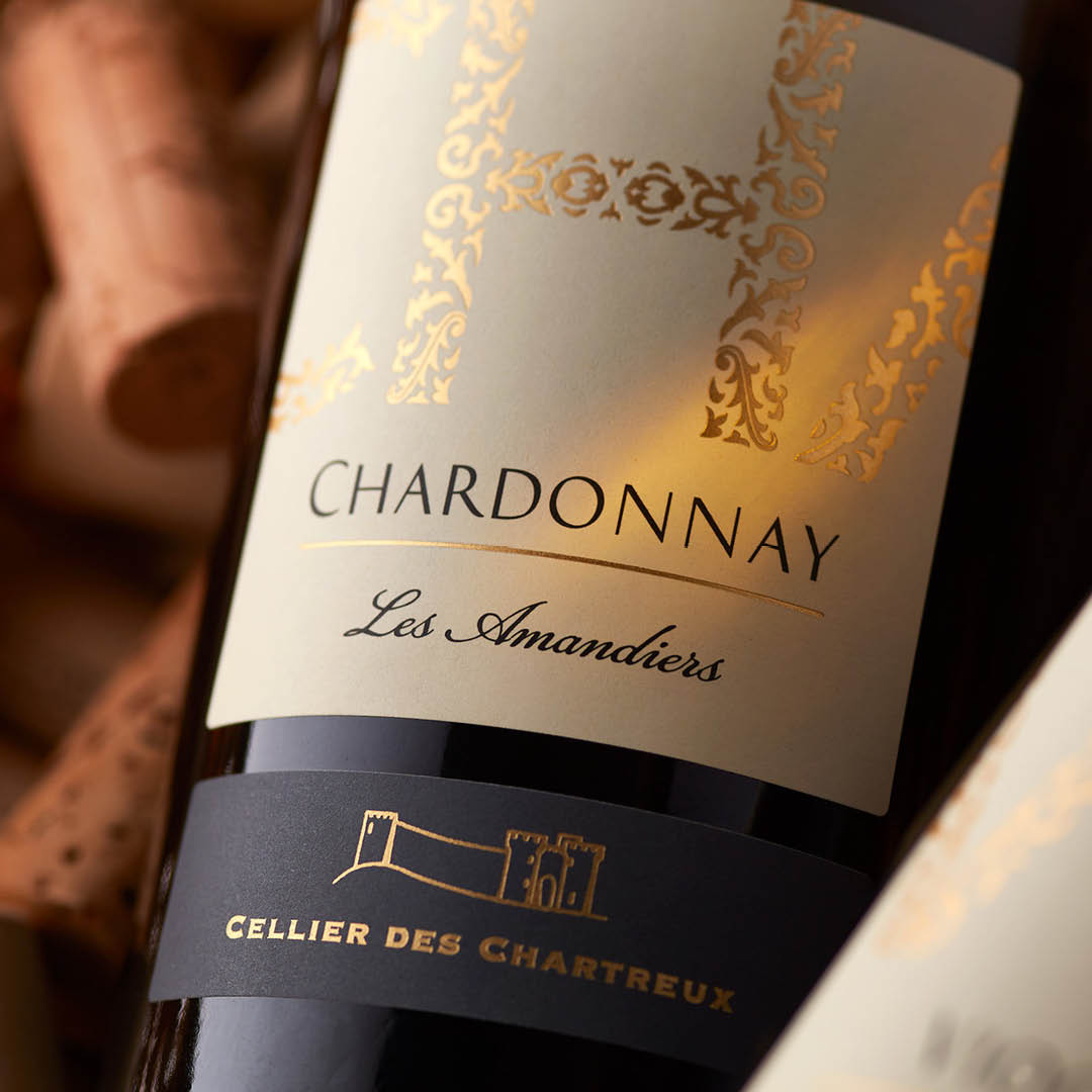 Chardonnay, CELLIERS CHARTREUX, "Les Amandiers", Rhone, France