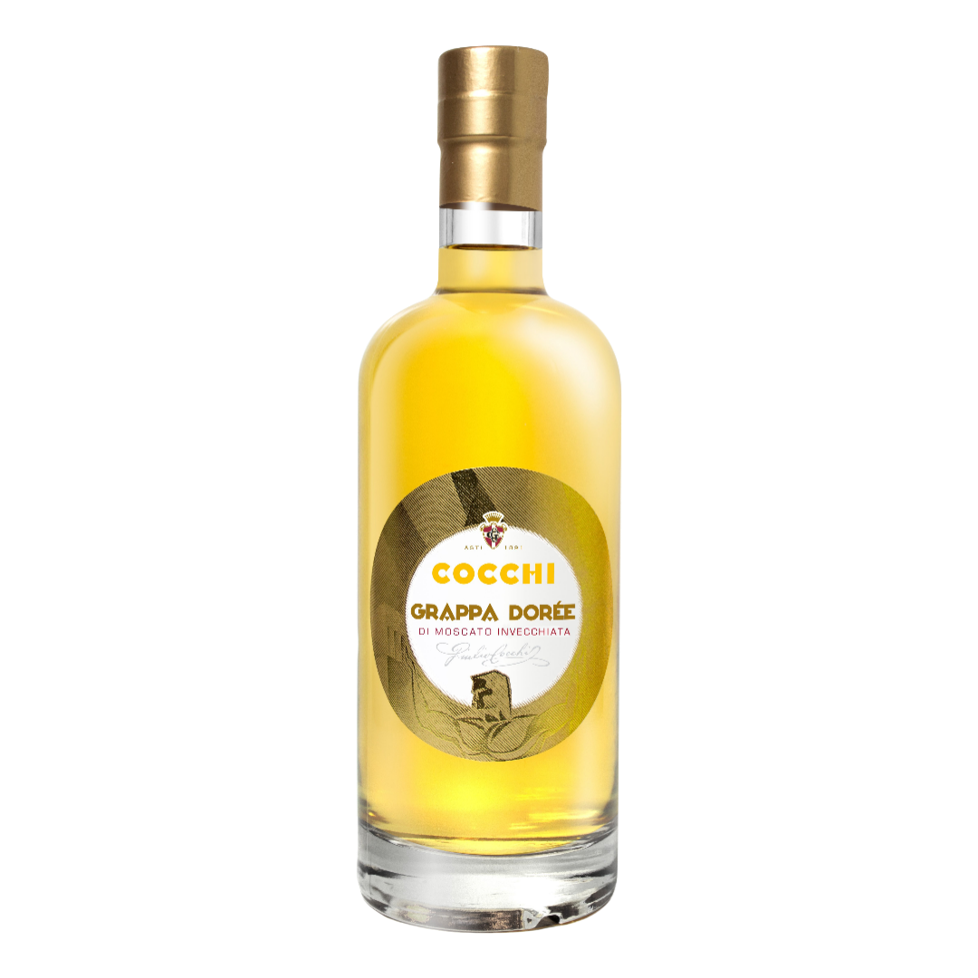 Grappa. "Doree di Moscato", COCCHI, Asti, Italy