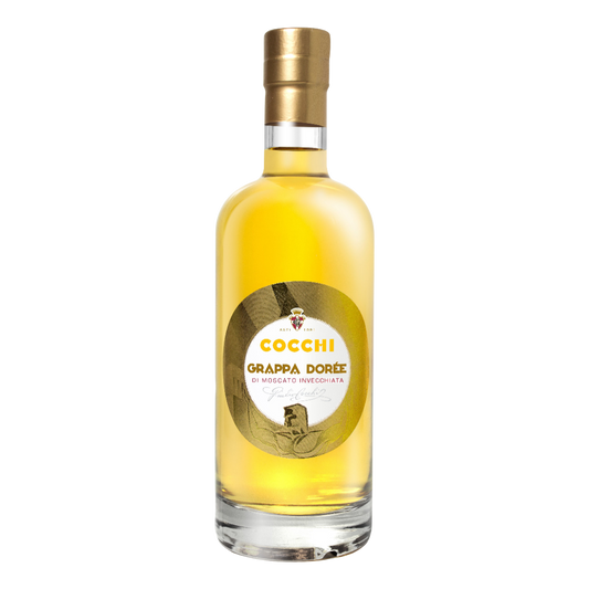 Grappa. "Doree di Moscato", COCCHI, Asti, Italy