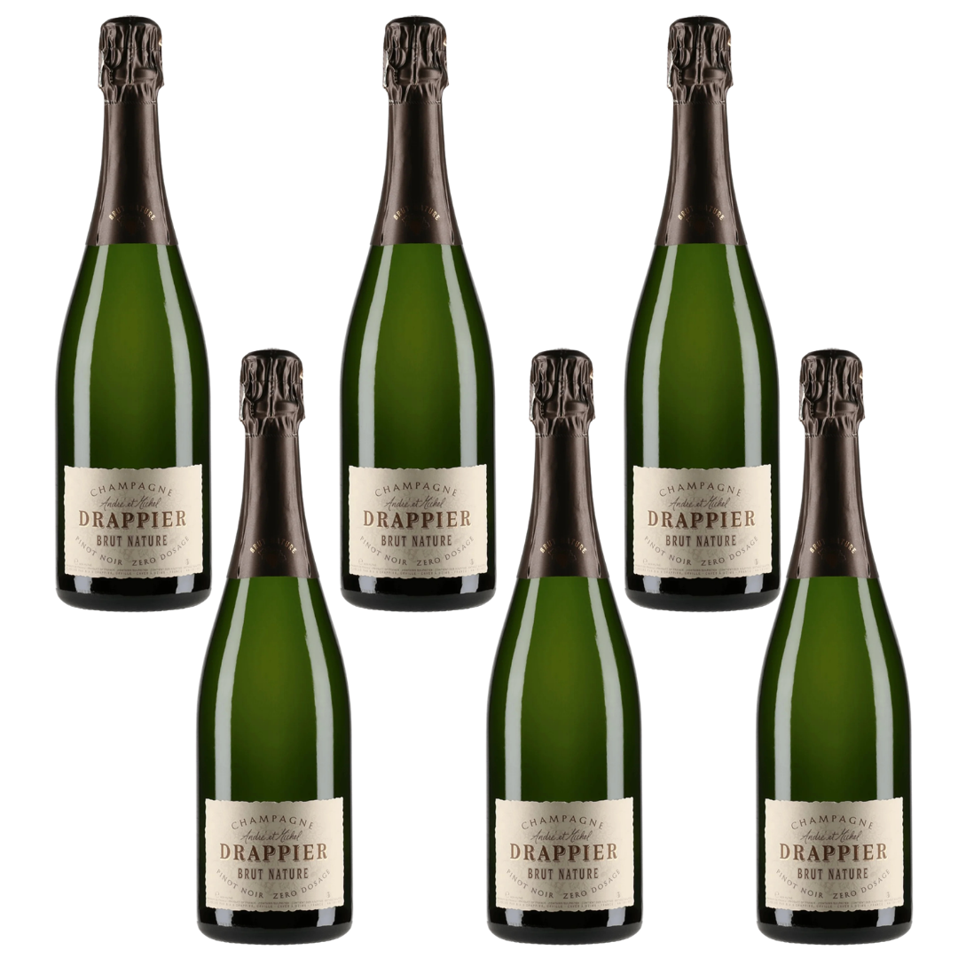 DRAPPIER, Brut Nature Zero Dosage, Champagne, NV - 6 BTL SET