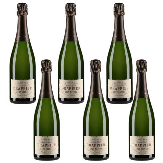 DRAPPIER, Brut Nature Zero Dosage, Champagne, NV - 6 BTL SET