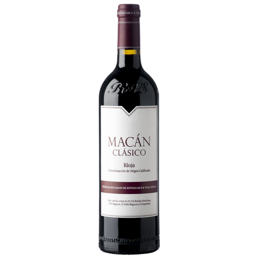 MACAN CLASICO, Bodegas Benjamin de Rothschild & Vega Sicilia, Rioja, 2018