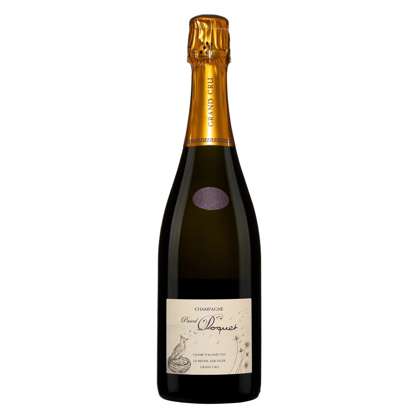 PASCAL DOQUET, Grand Cru Extra Brut, "Le Mesnil Sur Oger, Champ d'Alouettes", Champagne, 2005