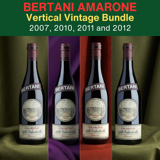 THE BERTANI AMARONE VERTICAL Four Vintage Bundle (4 bottles)