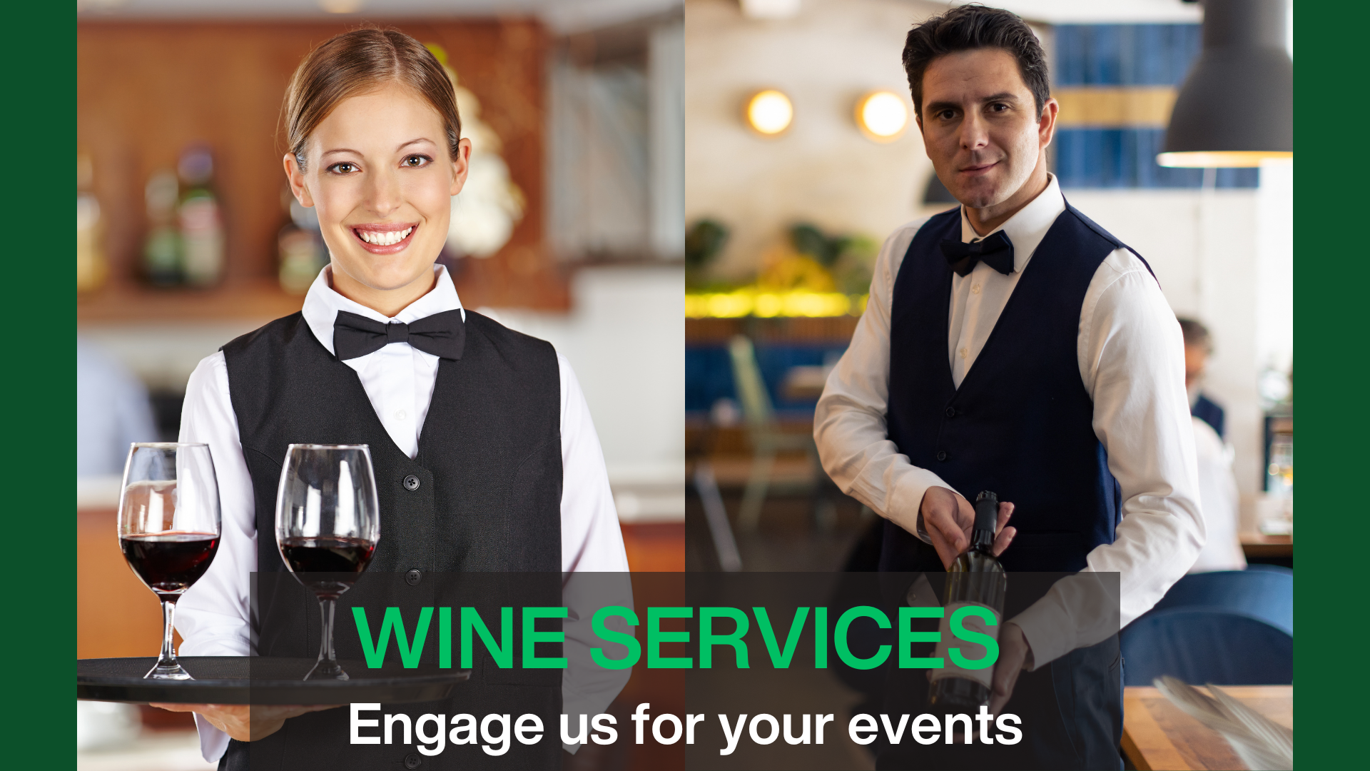Wine Services by Wine Sommeliers for Wine Events